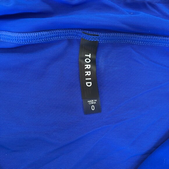 NWT Torrid Royal Blue Bikini women Large/12, adjustable straps summer beach pool - Picture 4 of 10